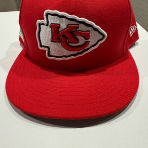 New Era Red Cap with KC Emblem